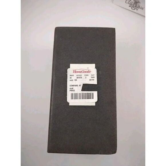 Oleg Cassini Crystal Tea Light Votive Signed Faceted Curve Candle Holder - Picture 15 of 16